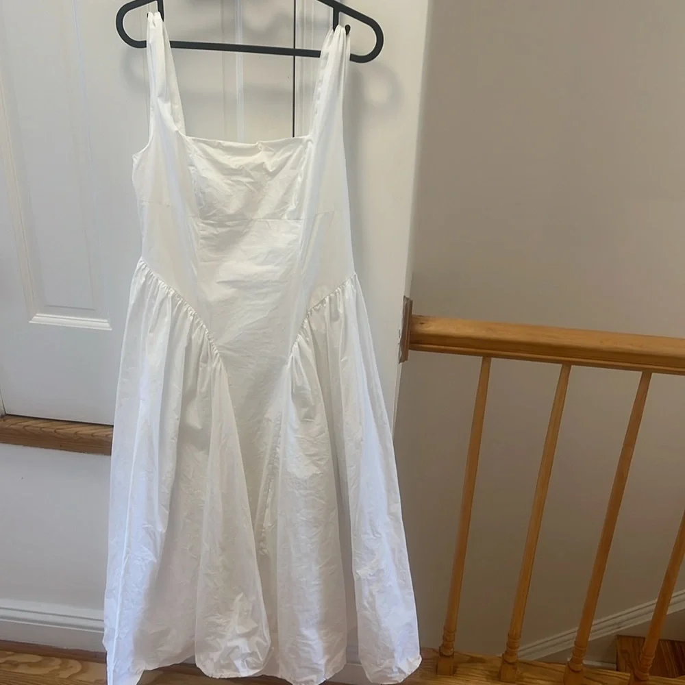 Brand New 100% cotton Commense white dress for wedding reception - Picture 4 of 4